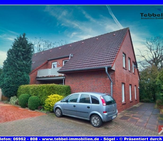 Papenburg - Obenende 2 Zimmer-Wohnung im Dachgeschoss!