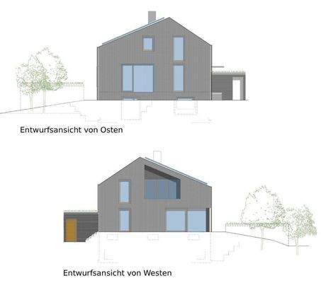 Entwurfsansichten - Ost/West