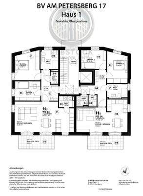 Grundriss OG - WHG 3&4