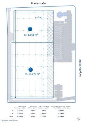 Projektgrundriss Halle