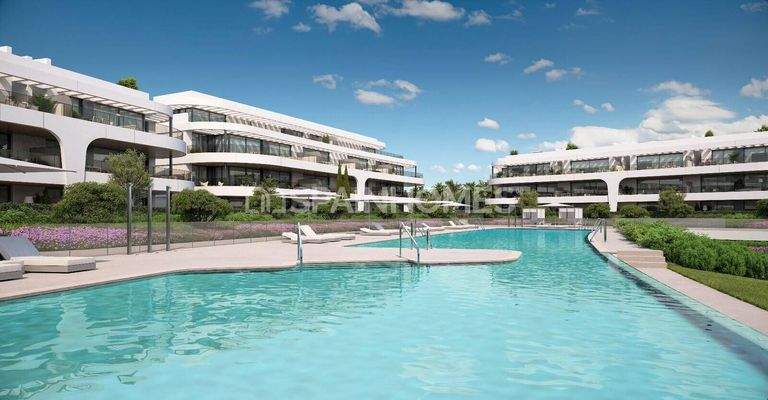 Newly-Built Apartments in a Complex in Estepona Costa del Sol