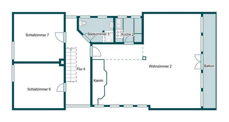 Grundriss Skizze 2.OG