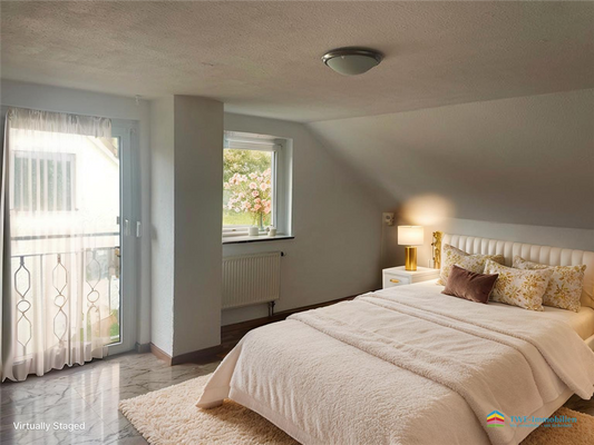 Schlafzimmer - virtually staged