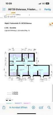 Grundriss Dachgeschosswohnung