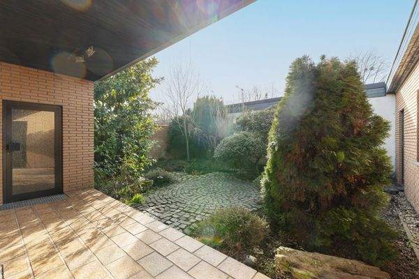 Teilansicht überdachte Terrasse