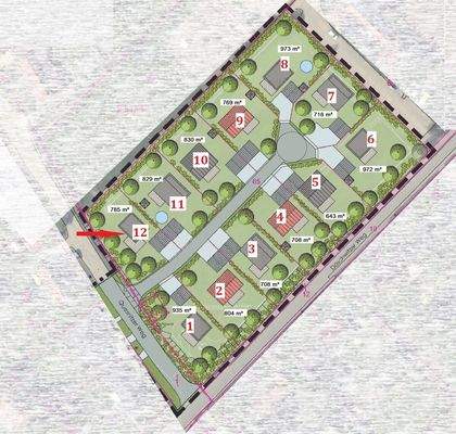 Lageplan Grundstück 