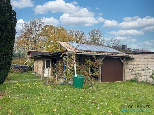 Schuppen mit Soarthermie