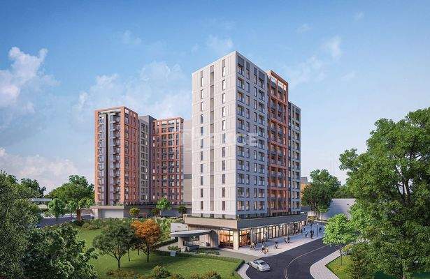 Elegant Apartments Near the Metro Station in Zeytinburnu Istanbul