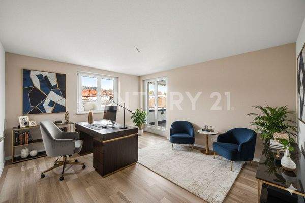 Arbeitszimmer Visualisierung