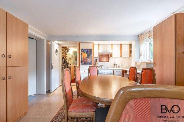 Wohnküche im Kellergeschoss