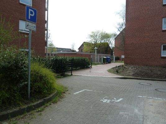 Gehweg zum Mietobjekt