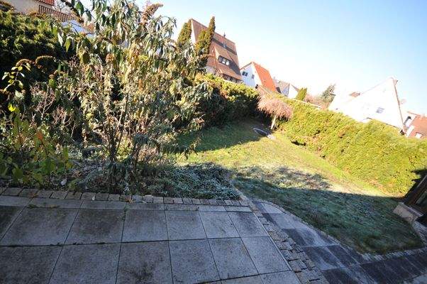 Der eingewachsene und pflegeleichte Garten