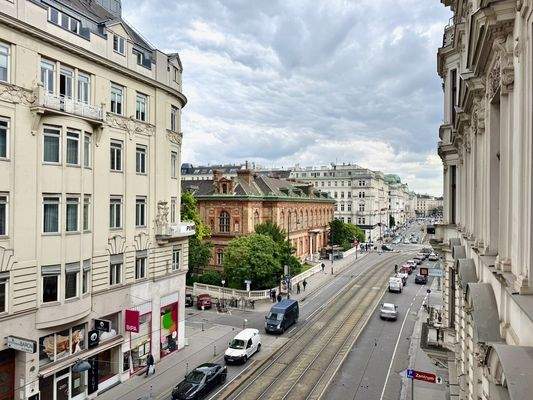 Blick auf die Währinger Straße Richtung 1. Bezirk