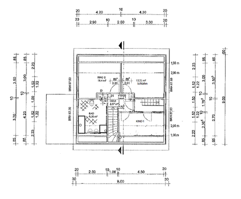 Grundriss Dachgeschoss