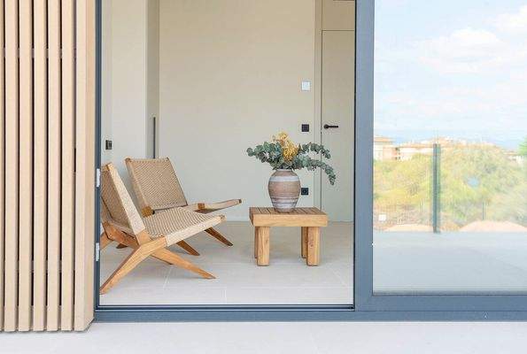 Sitzbereich im Schlafzimmer