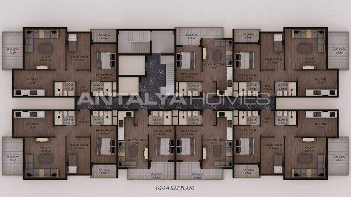 Apartments with Nature and City Views in Antalya Gazipasa