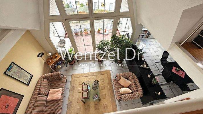 Blick von der Galerie