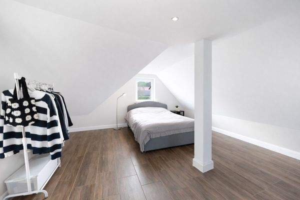 Schlafbereich im Dachgeschoss