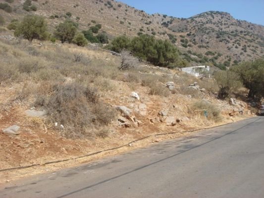 Großes Baugrundstück mit Meerblick in Chavgas, Elounda