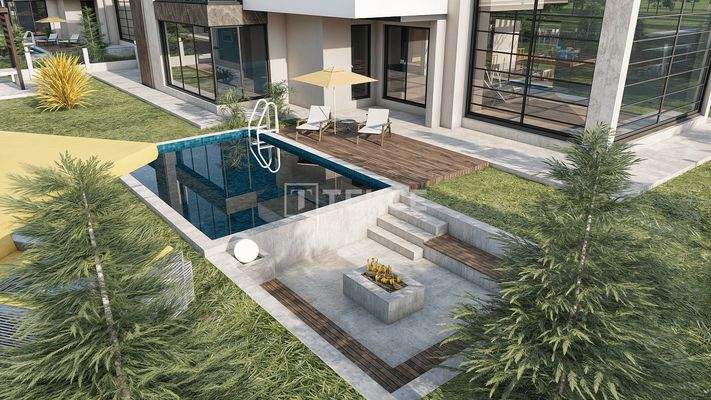 Villas for Sale with Private Pools in a Gated Complex in İncek