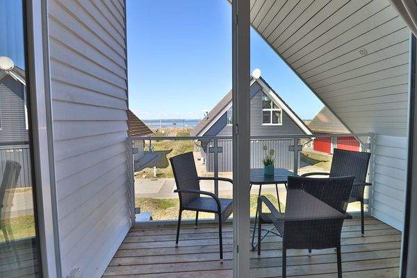 Loggia mit Blick zur Ostsee