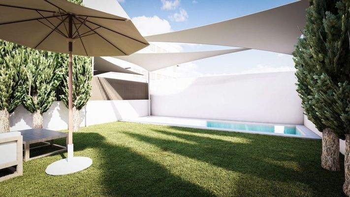 Modernes Haus mit unverbaubarem Blick zu verkaufen in Génova, Palma, Mallorca