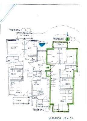 Grundrissplan 3,5 ZW
