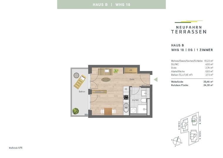 Grundriss Wohnung 18