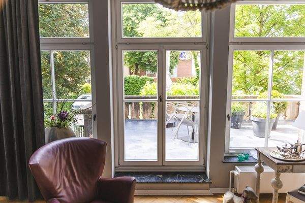 Ausgang auf Terrasse