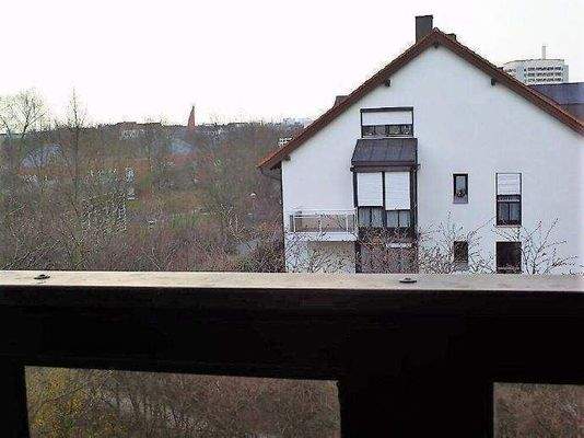 Ausblick vom Westbalkon.