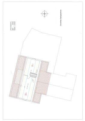 Grundrisszeichnung Dachgeschoss