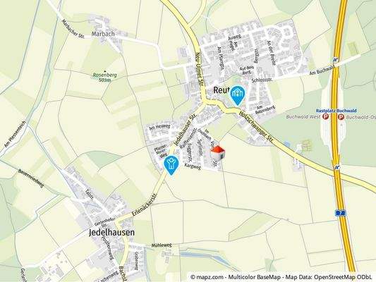 Geolyzer Kartenausschnitt