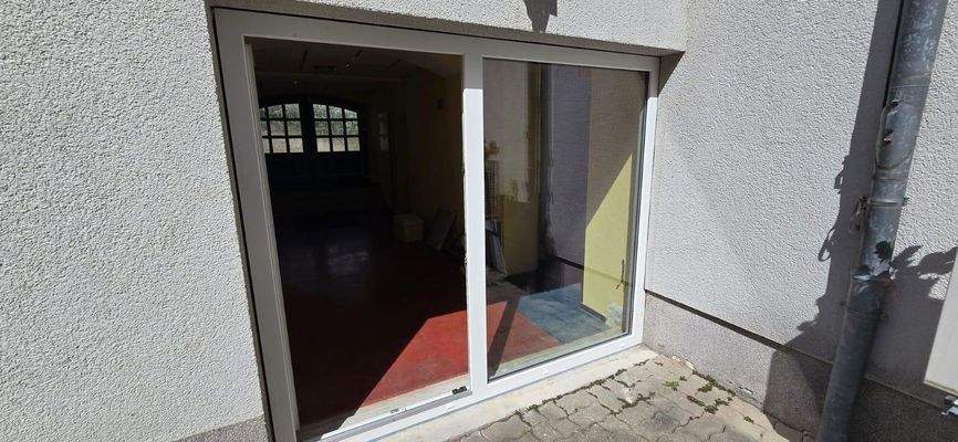 Blick von Terrasse in Flur