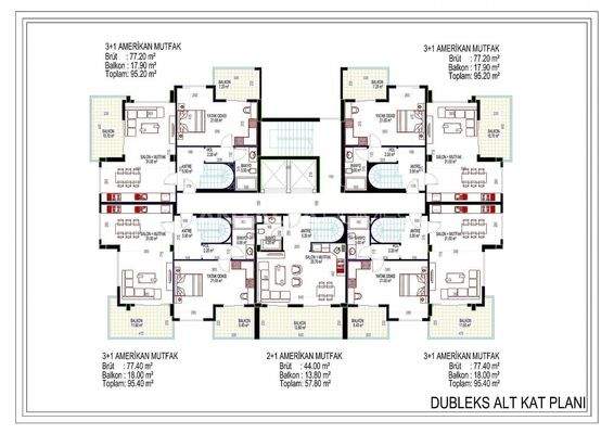 Apartments with Excellent City and Nature Views in Alanya