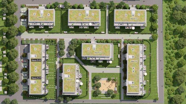 Visu Topview Baugebiet