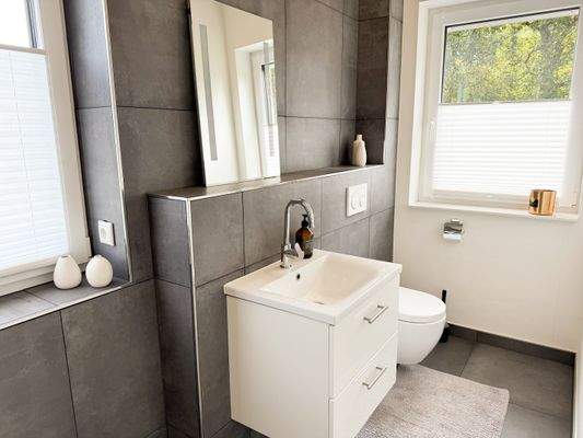 Gäste WC mit ebenerdiger Dusche