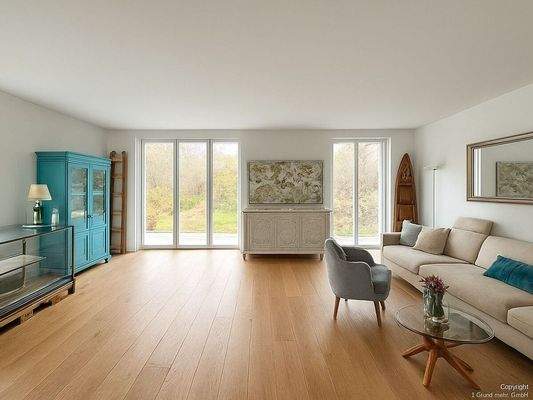 Wohnzimmer KI bearbeitet