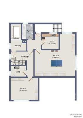 Grundriss - Souterrain