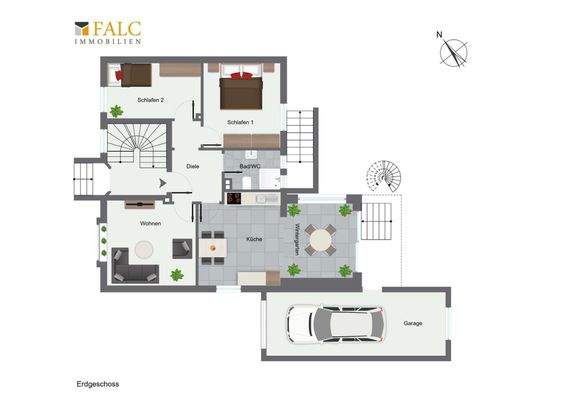 Erdgeschoss Grundriss