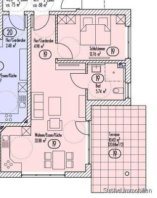 Grundriss Wohnung 19