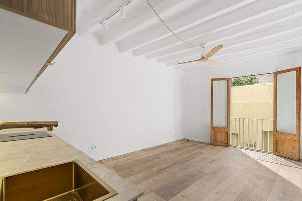 Blick in das Wohnzimmer