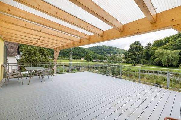Überdachung Dachterrasse