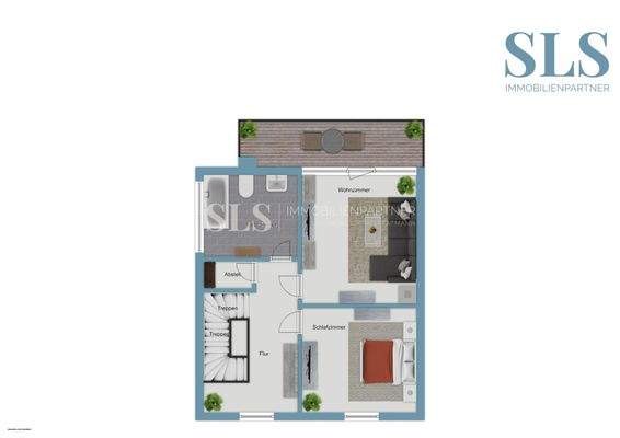 1. Obergeschoss-Skizze