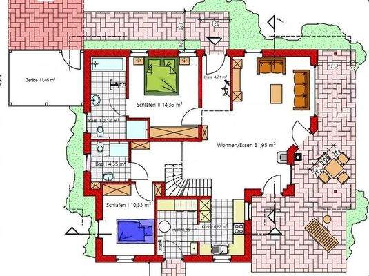 Grundriss Vaschvitz 20 EG