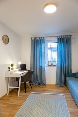 Arbeitszimmer d. Musterwohnung
