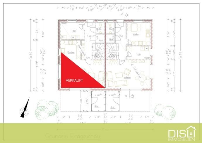 Neubau Doppelhaushälfte in Aurich-Sandhorst