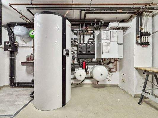 Heizungsraum im Keller 