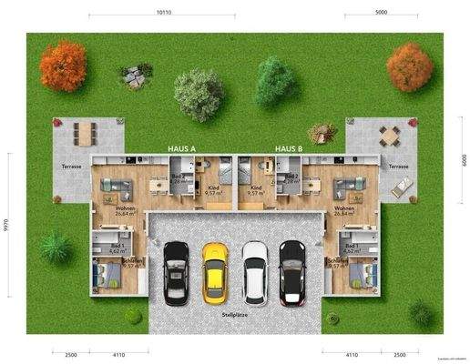 Grundriss (Möblierungsvorschlag)