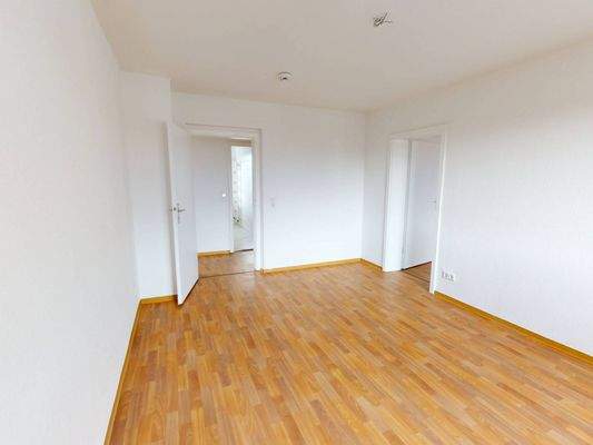 Ansicht II: Wohn- und Esszimmer