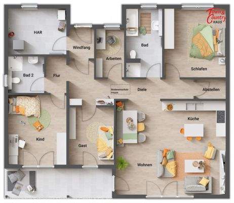 Grundriss vergrößerter HAR